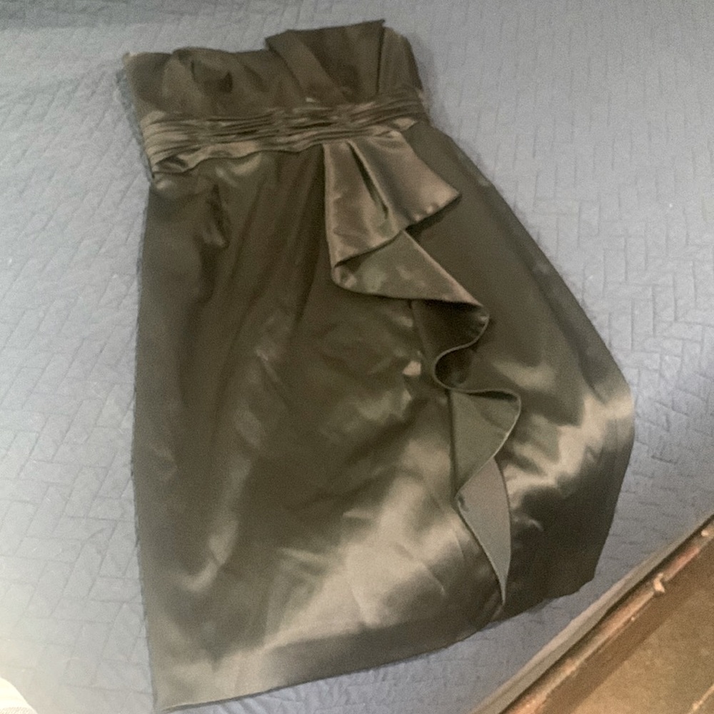 White House Black Market strapless, knee-length dress